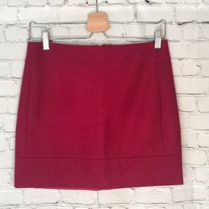 J. Crew Magenta Mini Skirt Sz 0
